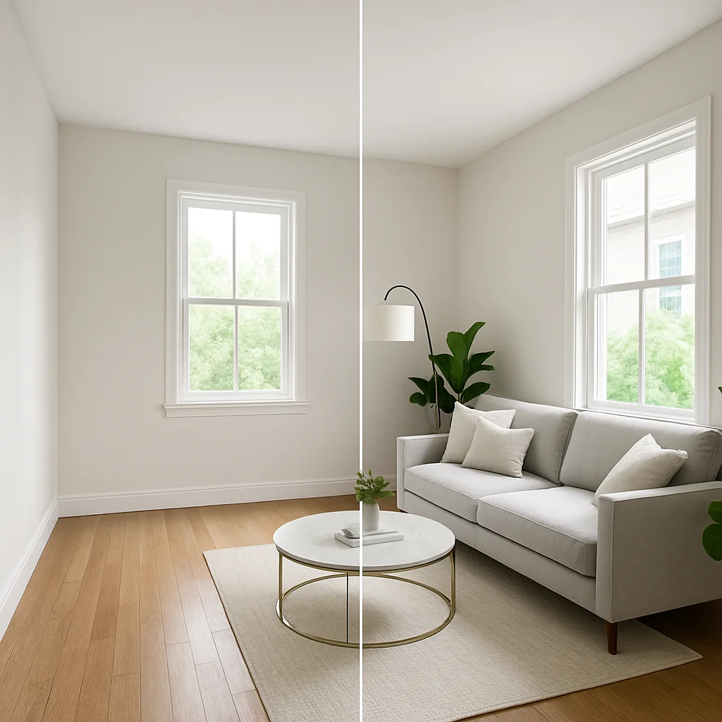 Virtual Staging — real Homie output